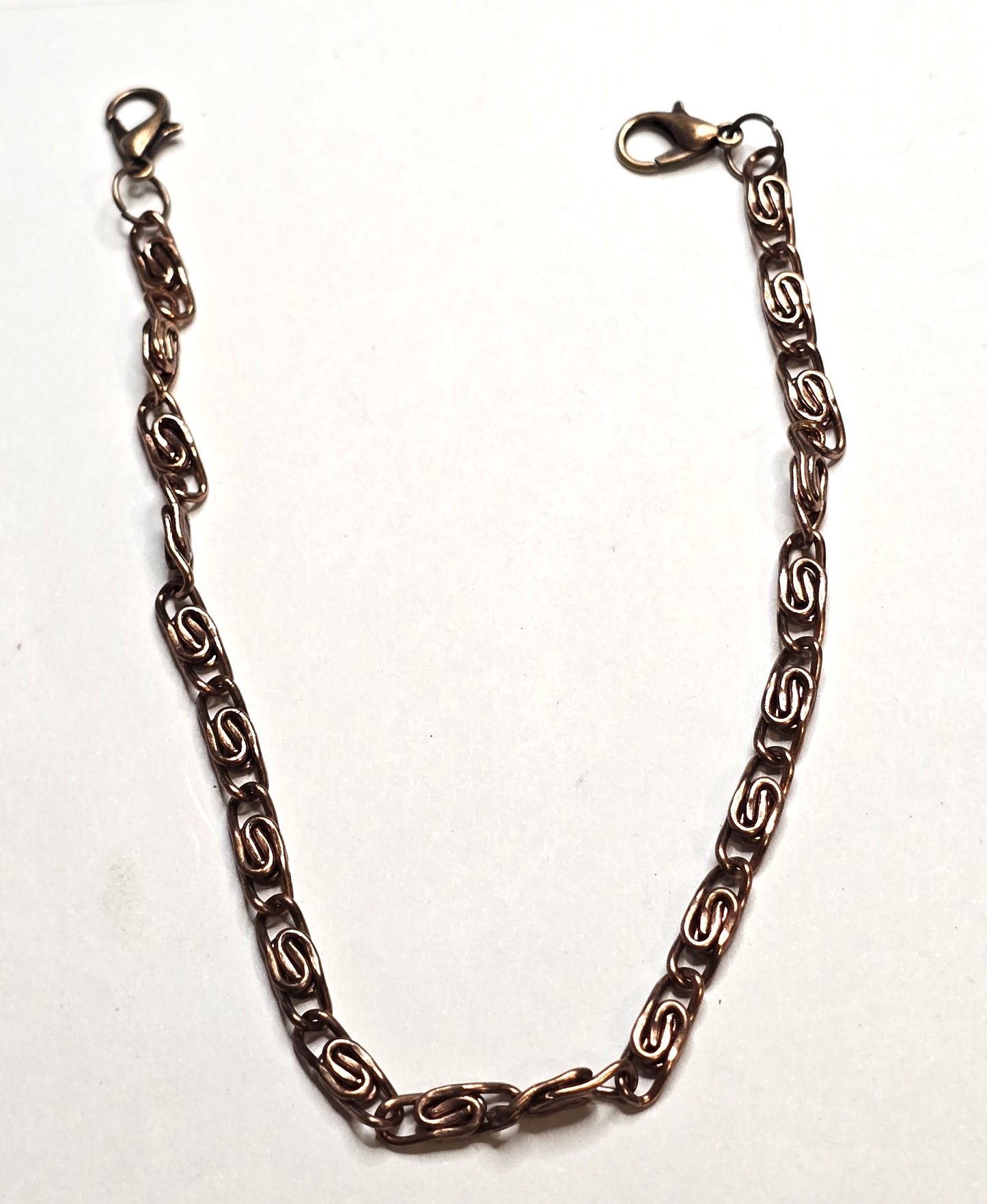 Trucker Hat Chain - Antique Copper Swirl Chain #118
