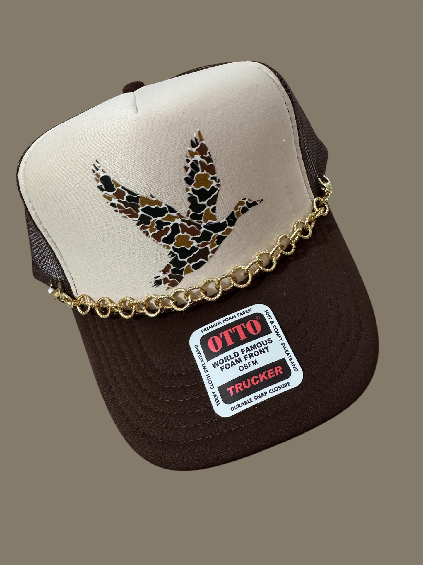 Duck Camo Quail Trucker Hat
