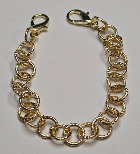 Trucker Hat Chain - Gold Textured Chain #125