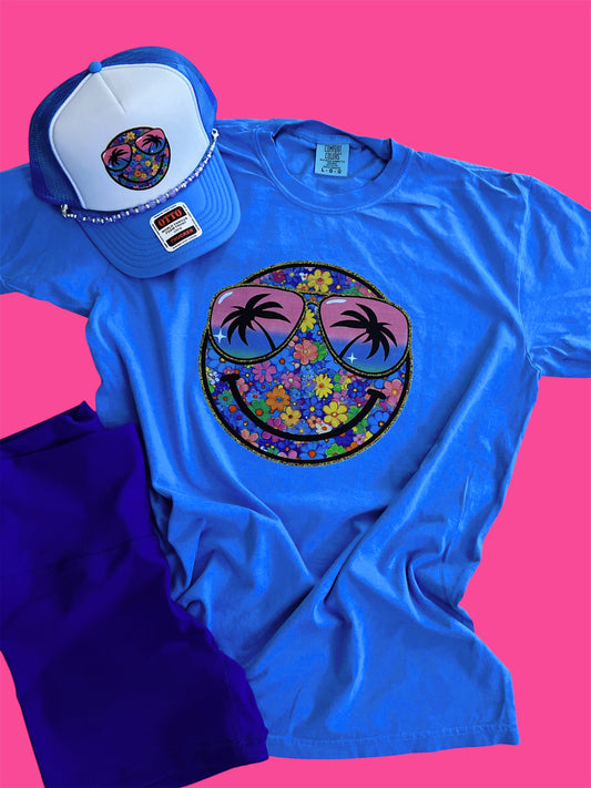 Floral Smiley T-Shirt 💐