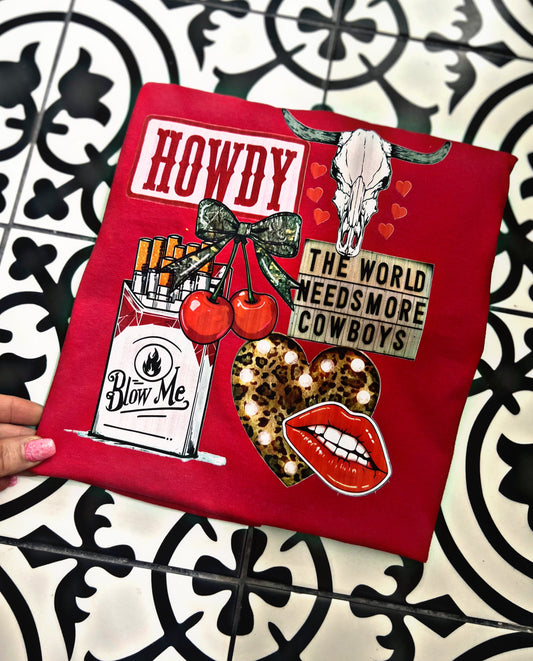 Howdy Collage T-Shirt