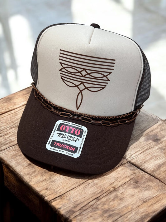 Boot Stitch Trucker Hat