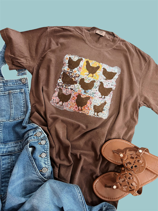 Chicken Patchwork T-Shirt