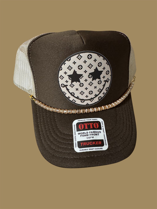 Designer Smiley Trucker Hat