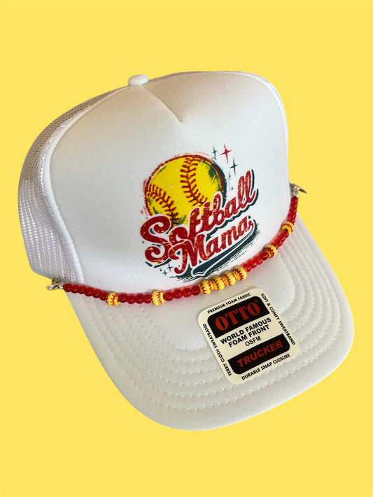 Softball Mama Trucker Hat 🥎