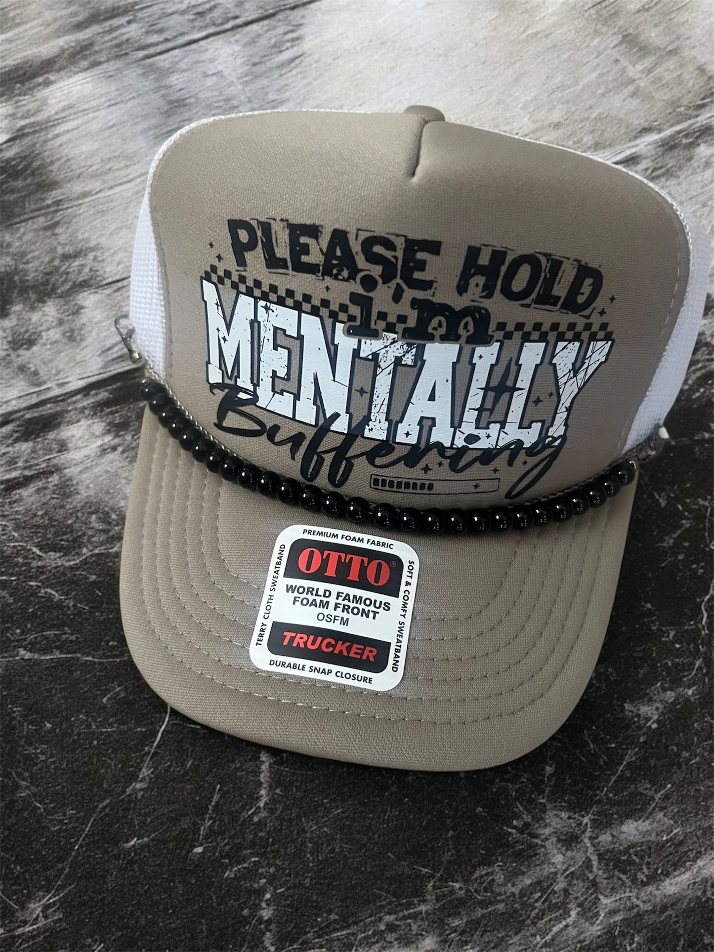Mentally Buffering Trucker Hat
