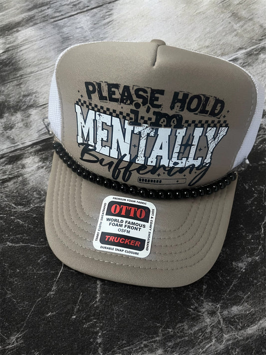 Mentally Buffering Trucker Hat