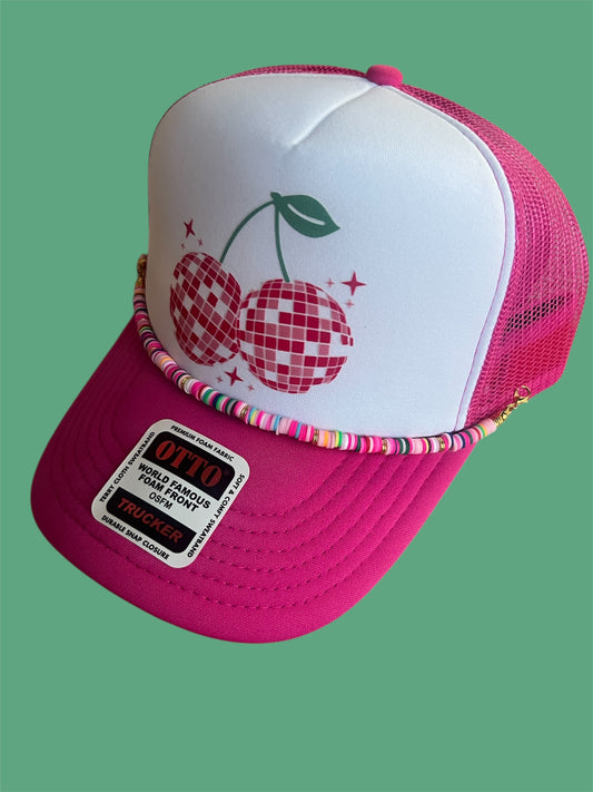 Disco Cherries Trucker Hat 🍒