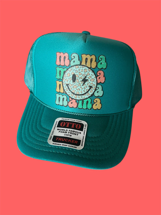 Mama Smiley Trucker Hat ⚡️
